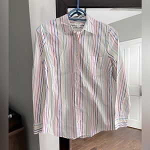 J. Crew striped button down, size Small